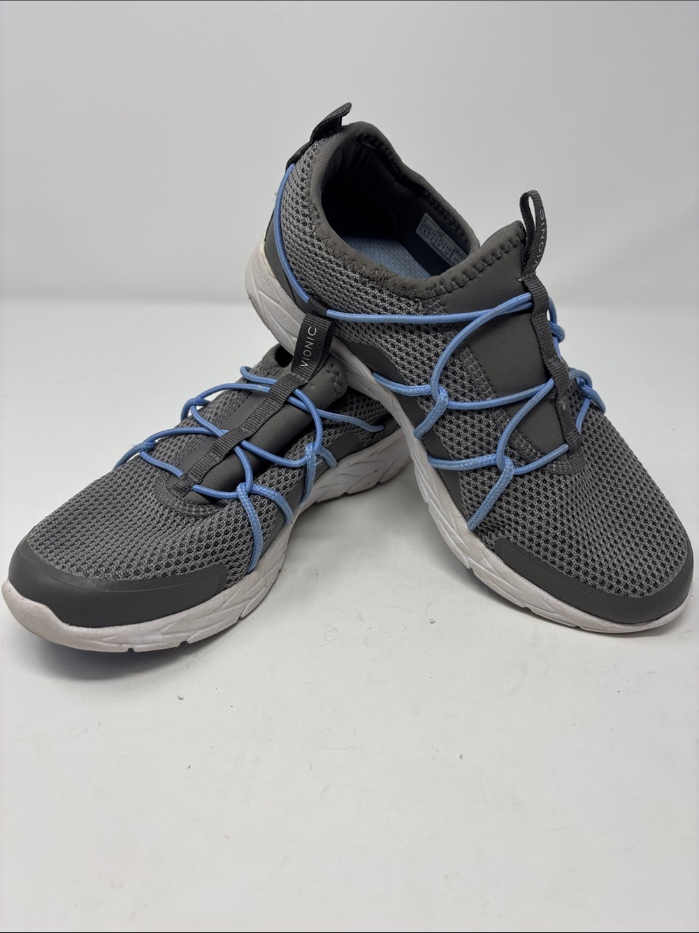 Vionic | shoes sneakers grey blue slip on 6